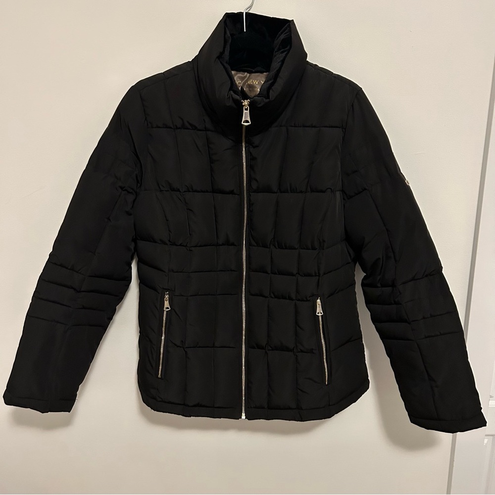 MARC NEW YORK QUILTED BLACK PUFFER JACKET WATER RESISTANT SIZE MEDIUM